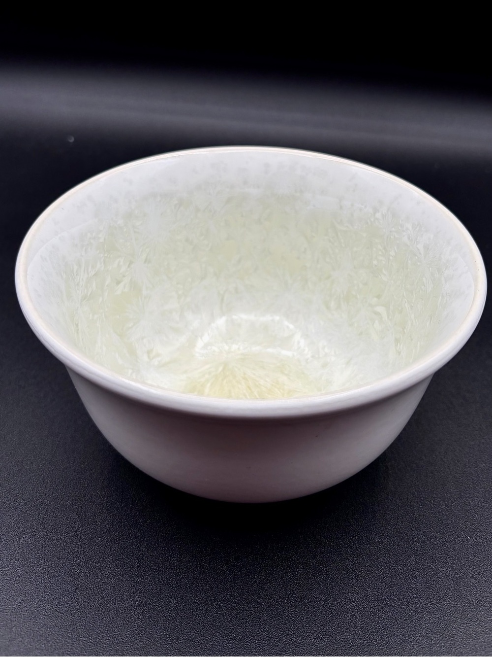 Portmeirion Starfire Collection Rice Bowl - Opal White Ceramic